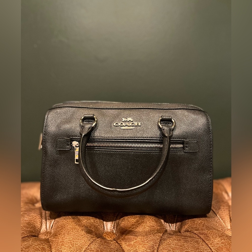 Leather Black Coach Bag